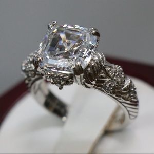 Judith Ripka Sterling Diamonique ring